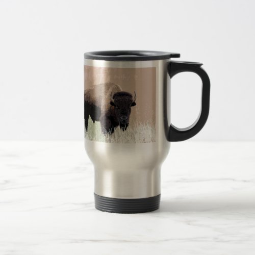 Buffalo  Bison Travel Mug