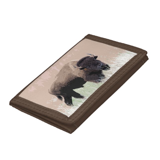 Buffalo / Bison Trifold Wallet (Bottom)