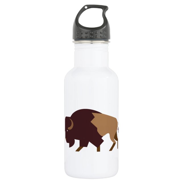 Buffalo Bison Water Bottle (Front)
