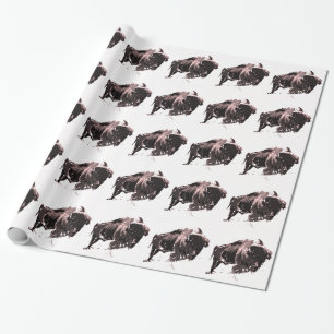 Buffalo Bison Wrapping Paper