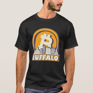 Buffalo Bitcoin Maximalist  Bitcoin Buffalo Skylin T-Shirt