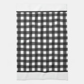 Buffalo Black And White Checkered Kitchen Towel | Zazzle