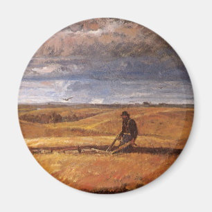 Buffalo Bones Plowed Under by Harvey Thomas Dunn Magnet