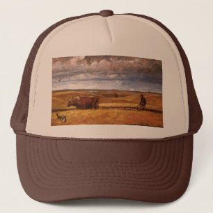 Buffalo Bones Plowed Under by Harvey Thomas Dunn Trucker Hat