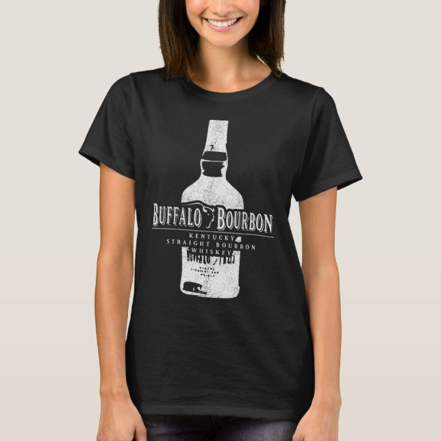 Buffalo Bourbon Kentucky Whiskey  Shop White T-Shirt (Front)