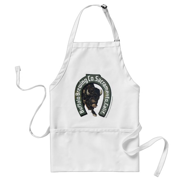 Buffalo Brewing Company, Sacramento, CA Adult Apron (Front)