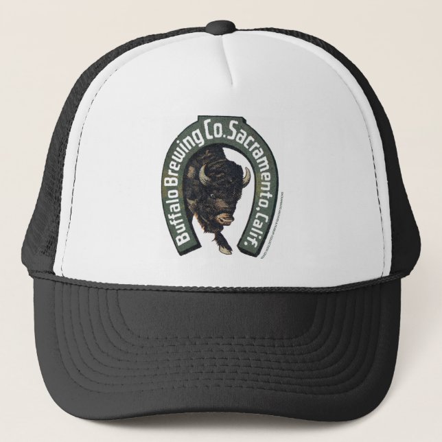 Buffalo Brewing Company, Sacramento, CA Trucker Hat (Front)