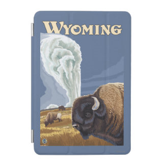 Buffalo by Old Faithful Vintage Travel Poster iPad Mini Cover