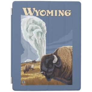 Buffalo by Old Faithful Vintage Travel Poster iPad Smart Cover