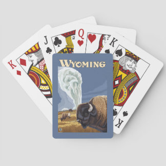 Buffalo by Old Faithful Vintage Travel Poster Poker Cards