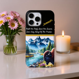 Buffalo by River in Mountain View iPhone 16 Pro Max Case