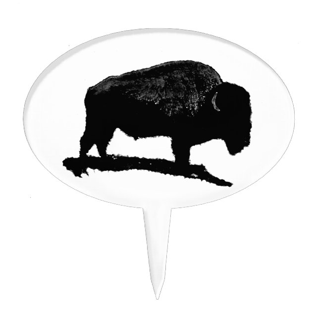 Buffalo Cake Pick (Front)