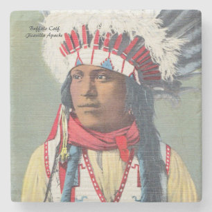 Buffalo Calf Stone Coaster