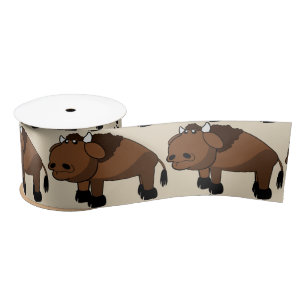 buffalo cartoon ribbon