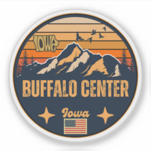 Buffalo Center, Iowa, United States Sticker