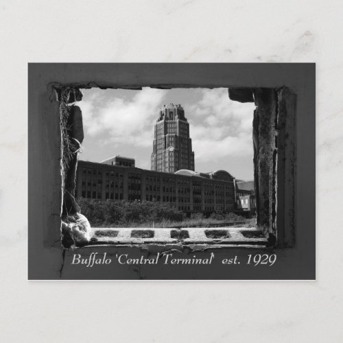 Buffalo Central Terminal  est 1929 Postcard