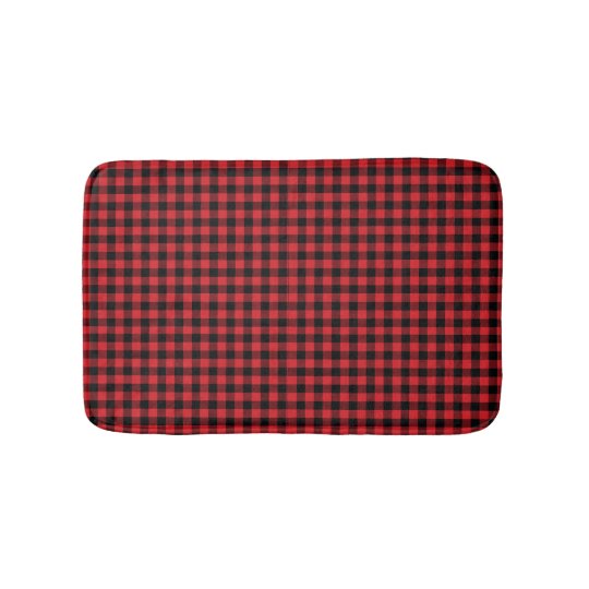 Buffalo Check Bath Mat