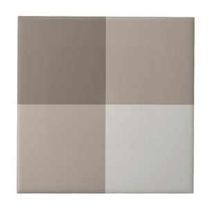 Buffalo Check Beige Cream Ivory Gingham Ceramic Tile