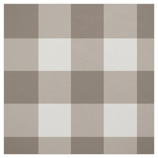Buffalo Check Beige Cream Ivory Gingham Fabric