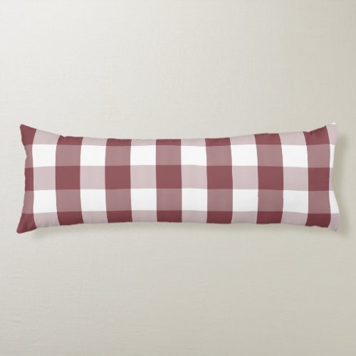 Buffalo Check Body Pillow