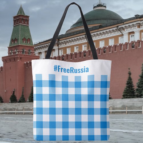 Buffalo Check_FreeRussia_English Tote Bag