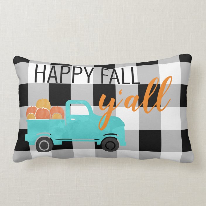buffalo check lumbar pillow