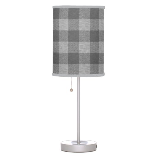 Buffalo check Lamp - grey (Right)