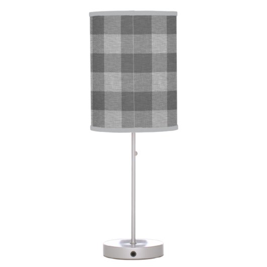 Buffalo check Lamp - grey (Back)