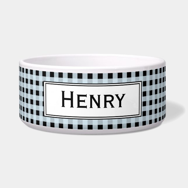 Buffalo Check | Monogram Bowl (Front)