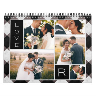 Buffalo Check Newlyweds First Year Wedding Photos Calendar