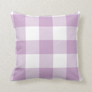Vintage Mauve Plaid by charlottewinter Mauve Check Throw Pillow Pink Tartan  Modern Cabin 18x18 Square Throw Pillow by Spoonflower