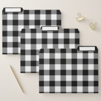 Buffalo Check Plaid Black and White