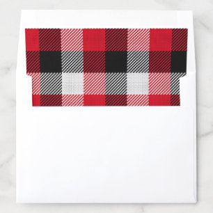 Buffalo Check Plaid Holiday Envelope Liner