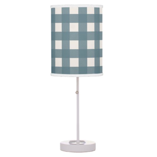 Buffalo Check Pretty Plaid Farmhouse Stylish Chic Table Lamp