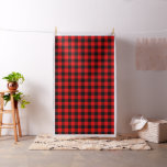 Buffalo Check Red and Black Lumberjack Plaid Decor Fabric