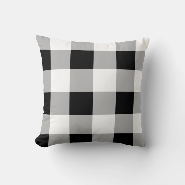 Buffalo Check Throw Pillow (Front)