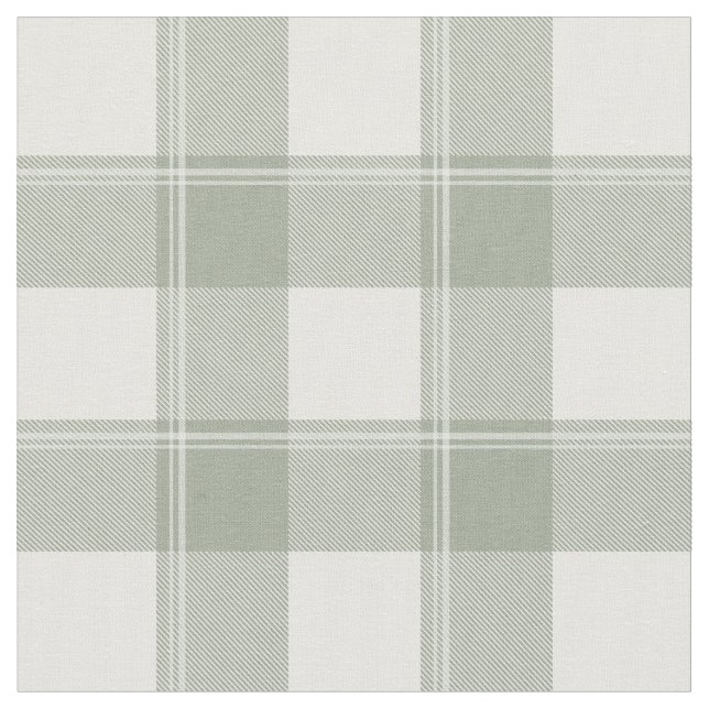 Buffalo Checker Plaid Fabric (Close Up)