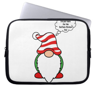 Buffalo chicken dip gnome laptop sleeve