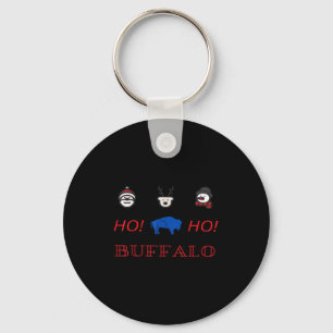 Buffalo Christmas Keychain