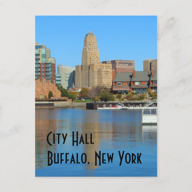 Buffalo City Hall Postcard (Front)