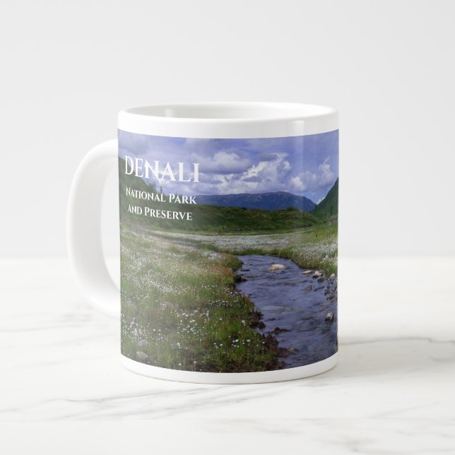 Buffalo Creek, Denali National Park and Preserve Giant Coffee Mug (Front Left)