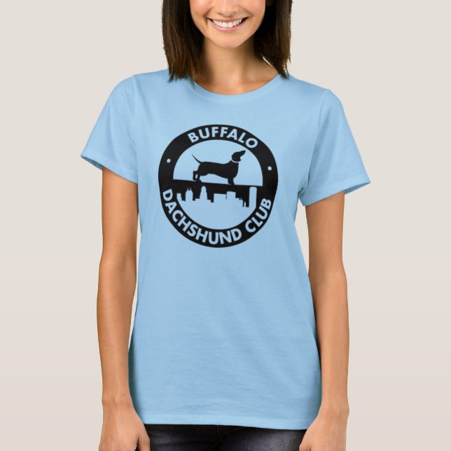 Buffalo Dachshund Club Ladies Baby Doll Tshirt (Front)