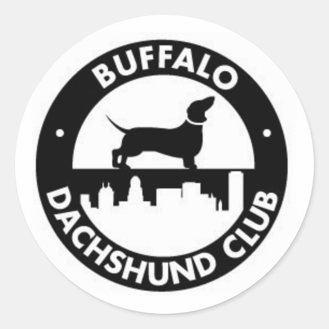 Buffalo Dachshund Club Sticker (Front)