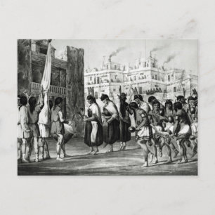 Buffalo Dance at Pueblo de Zuni Postcard