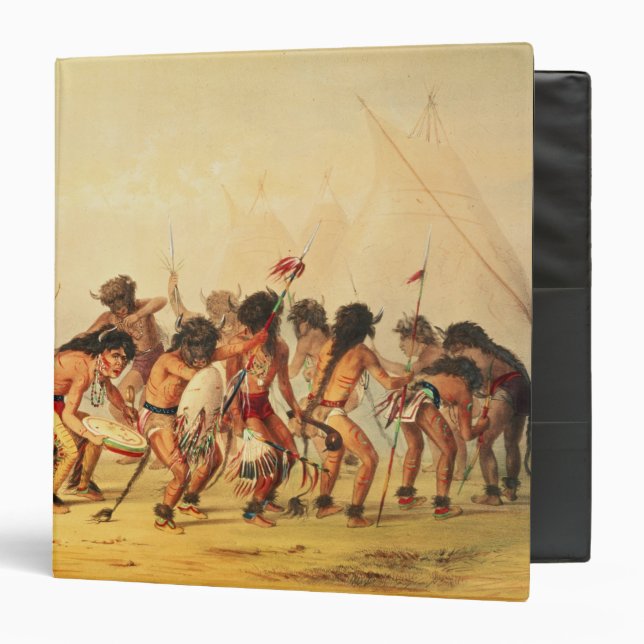Buffalo Dance, c.1832 Binder (Front/Inside)