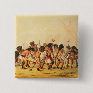 Buffalo Dance, c.1832 Pinback Button