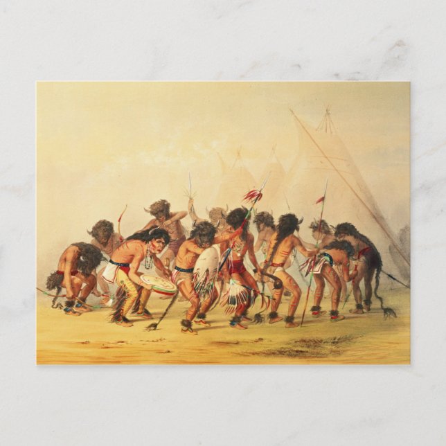 Buffalo Dance, c.1832 Postcard (Front)