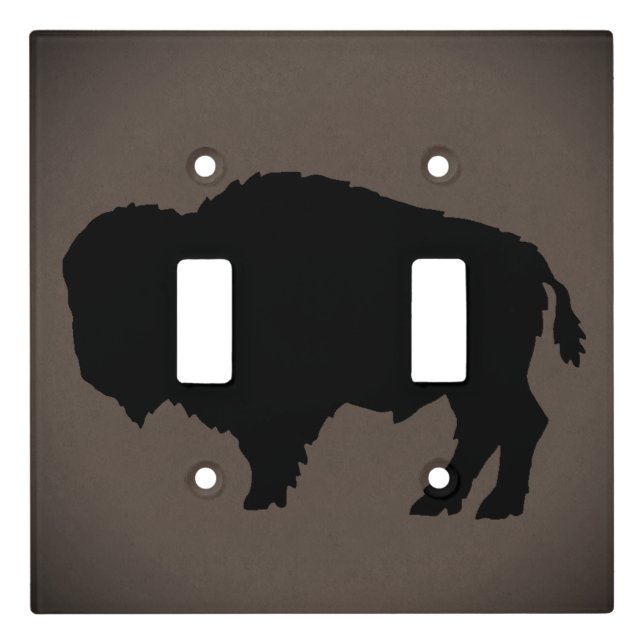Buffalo Design by Leslie Harlow Light Switch Cover (Front)