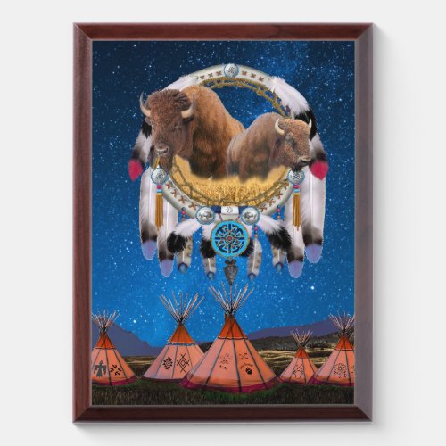 BUFFALO DREAM CATCHER AWARD PLAQUE