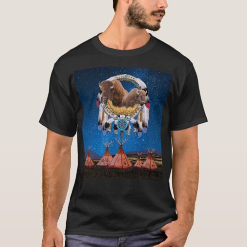 BUFFALO DREAM CATCHER T_Shirt